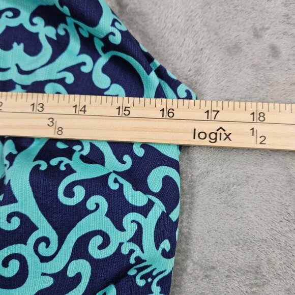 Lilly Pulitzer Dress Womens 6 Navy Delia Shift Fountain Hopping Engineered NEW - Picture 10 of 11
